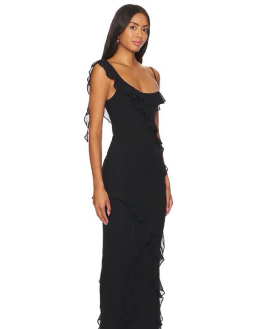 Revolve Majorelle Black Gown - Image 2