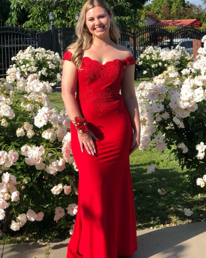Red Formal Dress - Image 2