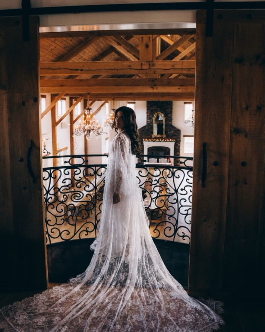 Lace Bridal Robe - Image 1