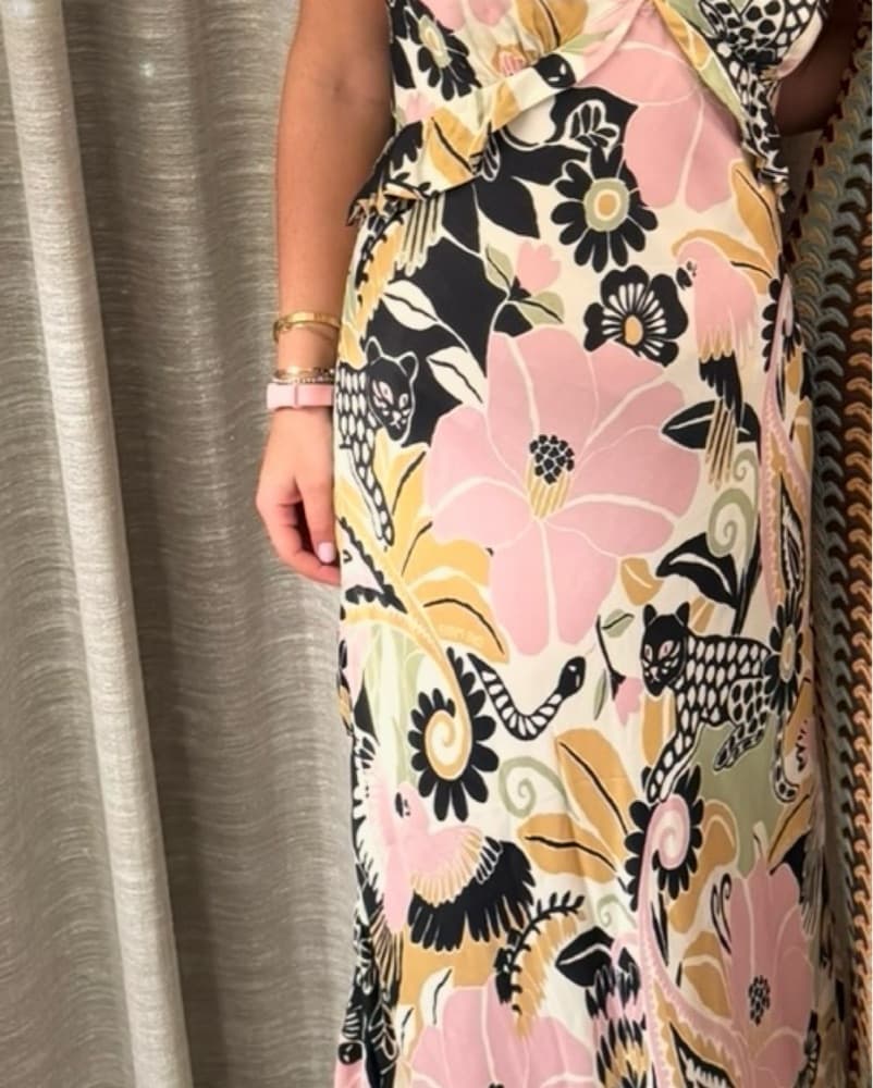 FARM RIO Open-back ruffled Dress - Image 2