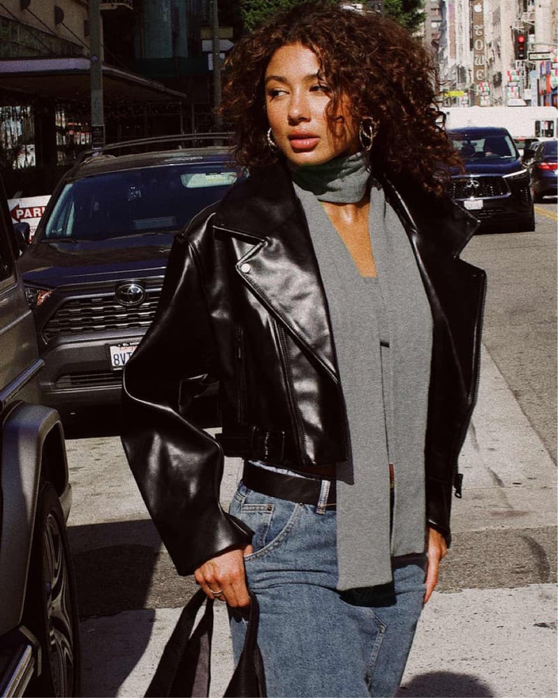 Lioness Black Leather Jacket - Image 4