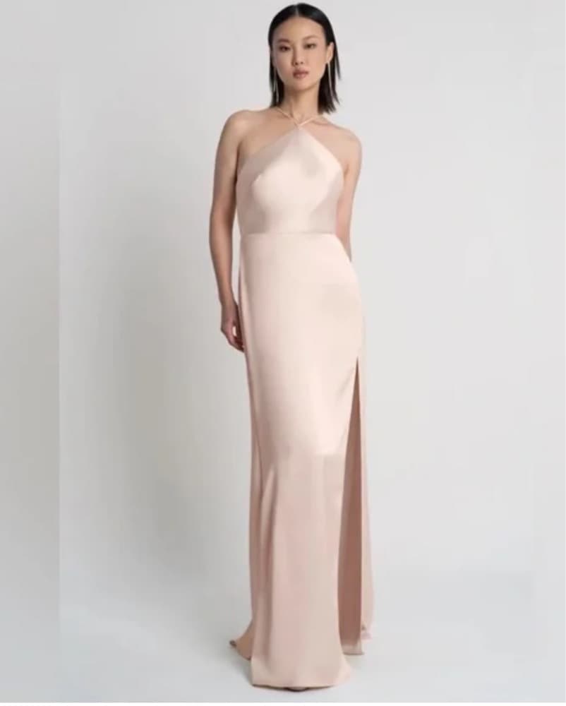Jenny Yoo Blush Pink Dress - Image 1