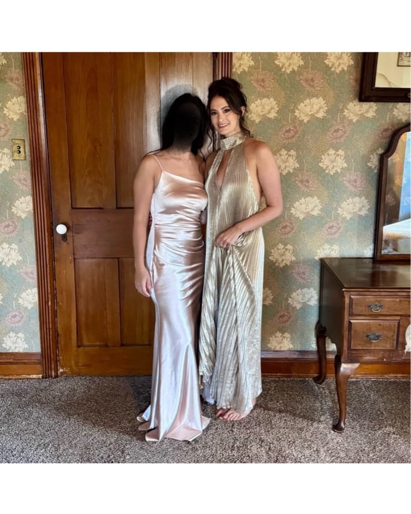 L'IDÉE Opera Halter Cutout Maxi Gown - Image 2