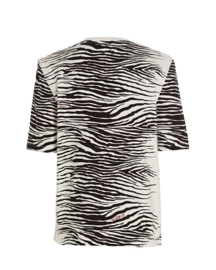 The Attico Zebra Printed Crewneck T-Shir - Image 3