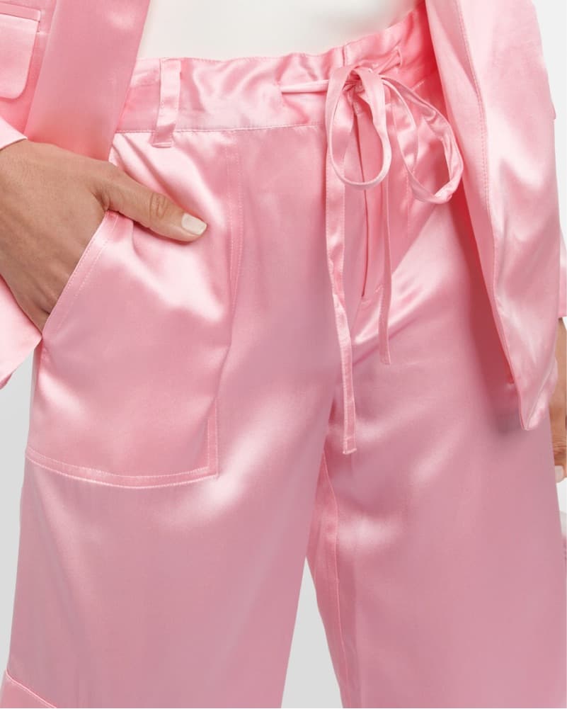 Silk Cargo Pants  - Image 1