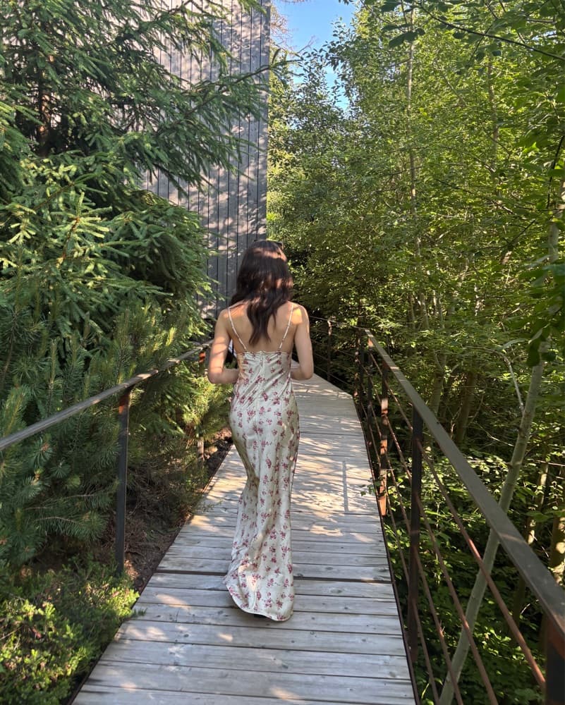 Romantic Floral Maxi Dress - Image 6