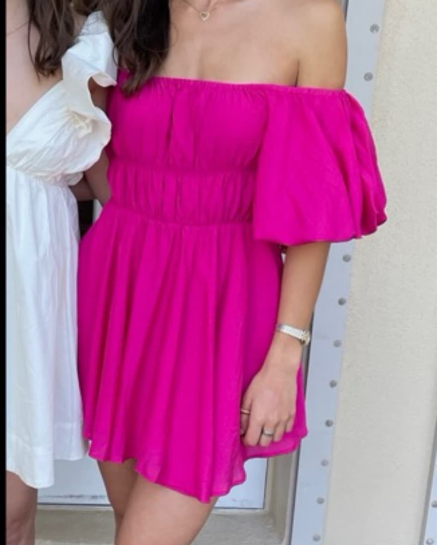 Hello Molly Pink Dress - Image 2