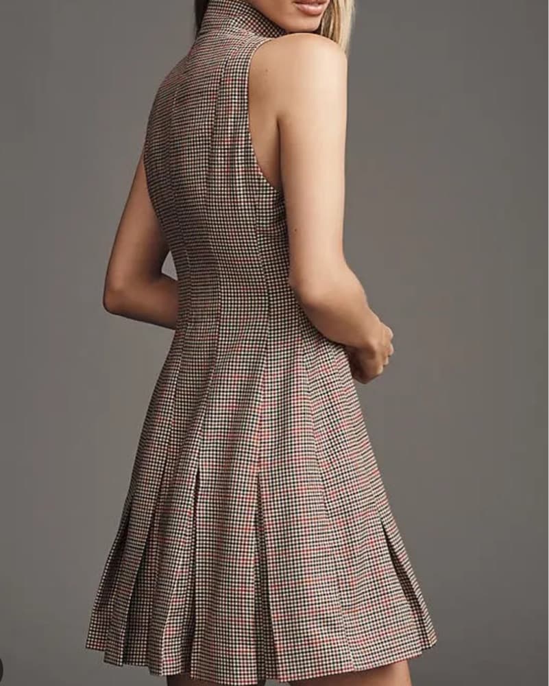 Maeve Button-Front Mini Dress - Image 3