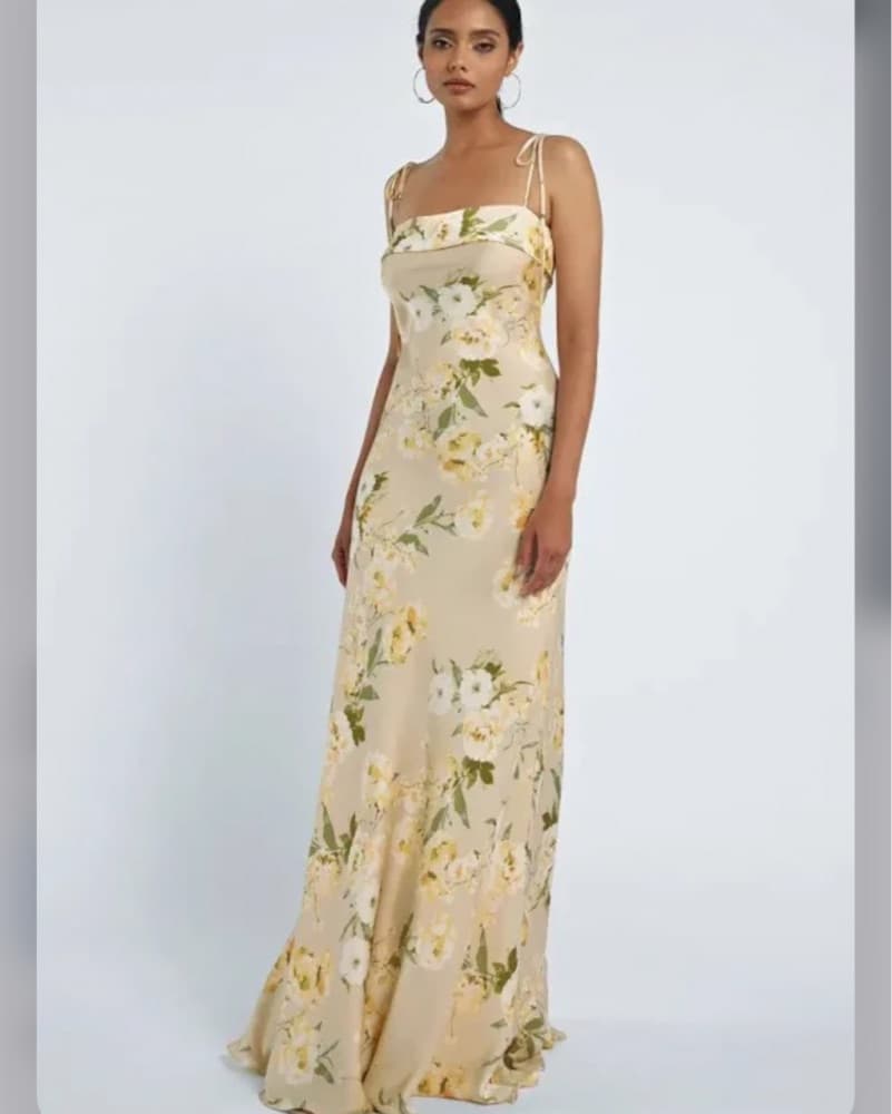Jenny Yoo Yellow Dress - Image 1