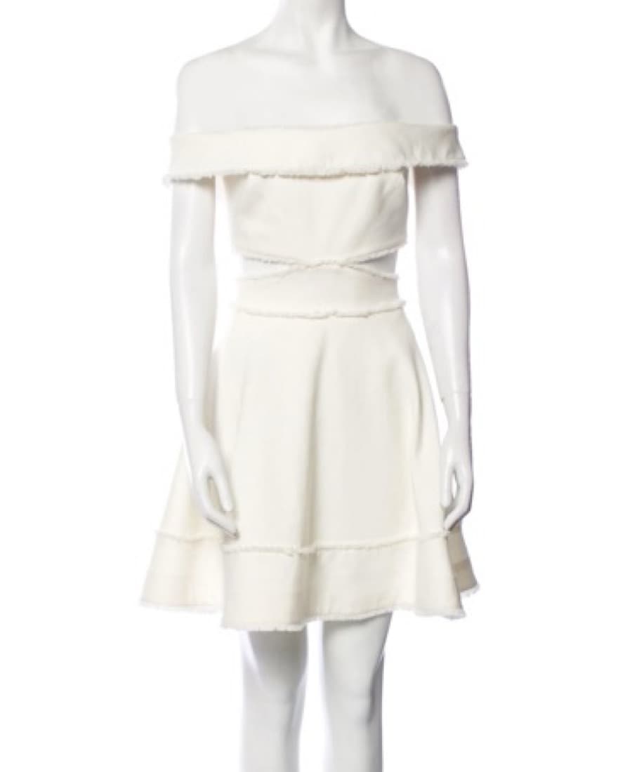 Cinq a Sept: Vanessa Dress in ivory - Image 3