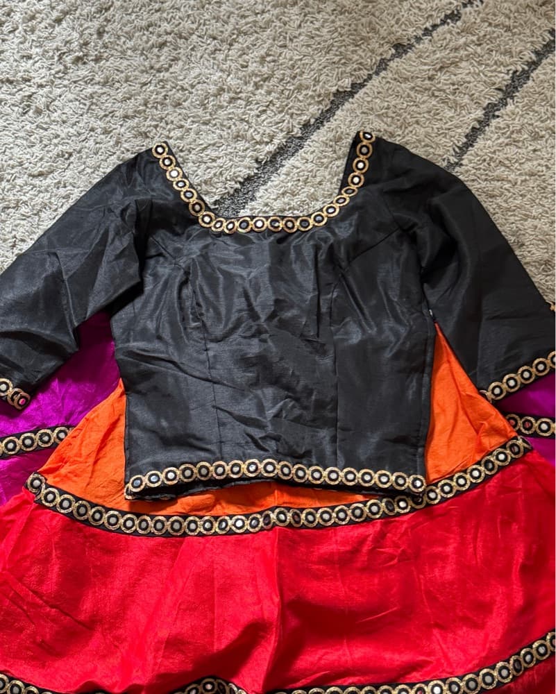Vibrant Multicolored Lehenga Set  - Image 3