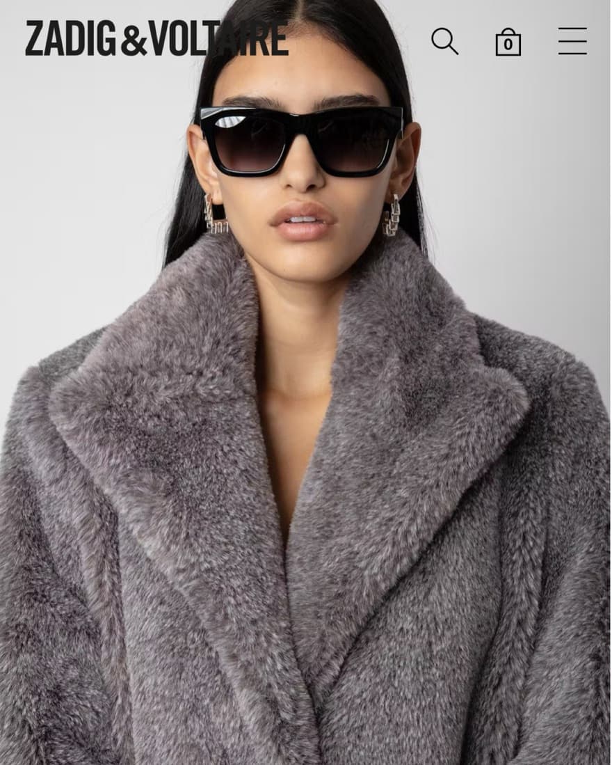 Zadig&Voltaire Faux Fur Coat - Image 2
