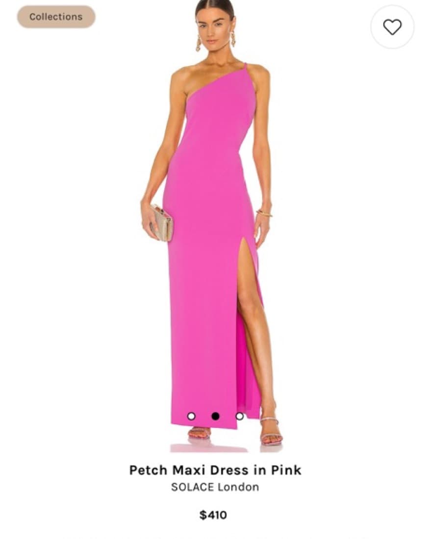 Petch Maxi Dress In Pink - Image 1