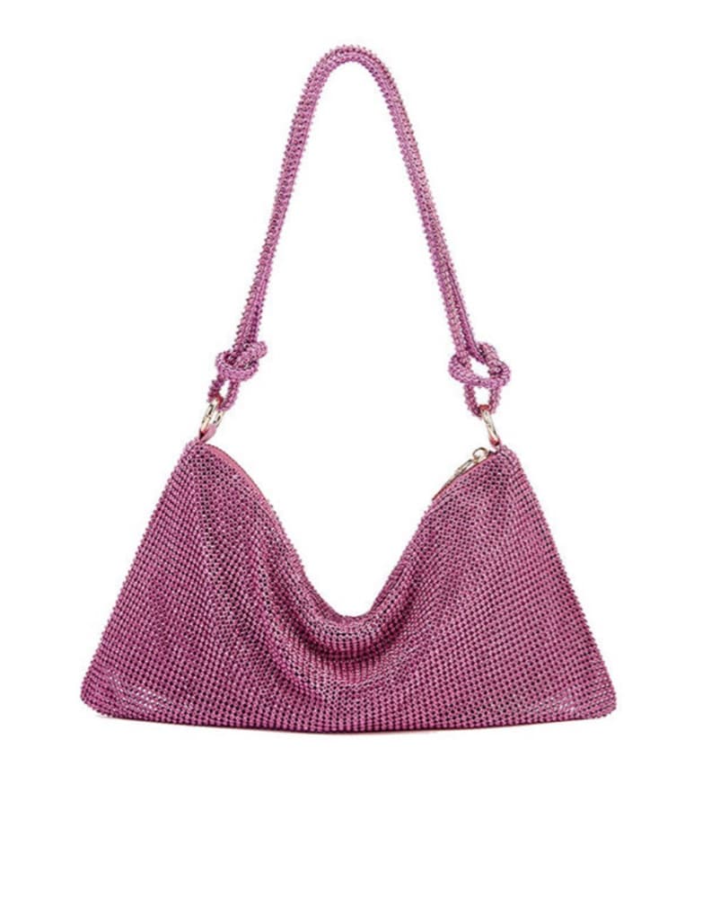 Pink Rhinestone Mini Bag - Image 3