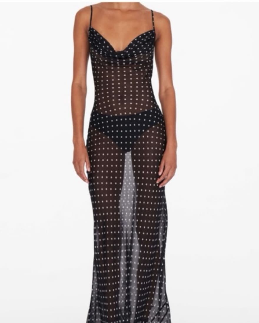 Rat & Boa Chic Polka Dot Slip Dress - Image 2