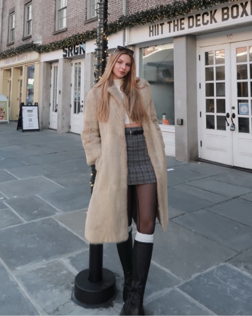 Long Fur Coat - Image 4
