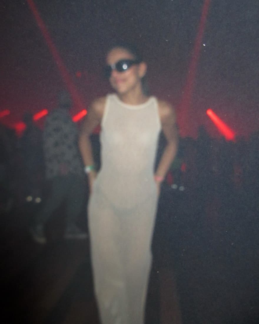 Shimmering Backless Maxi Dress - Image 3