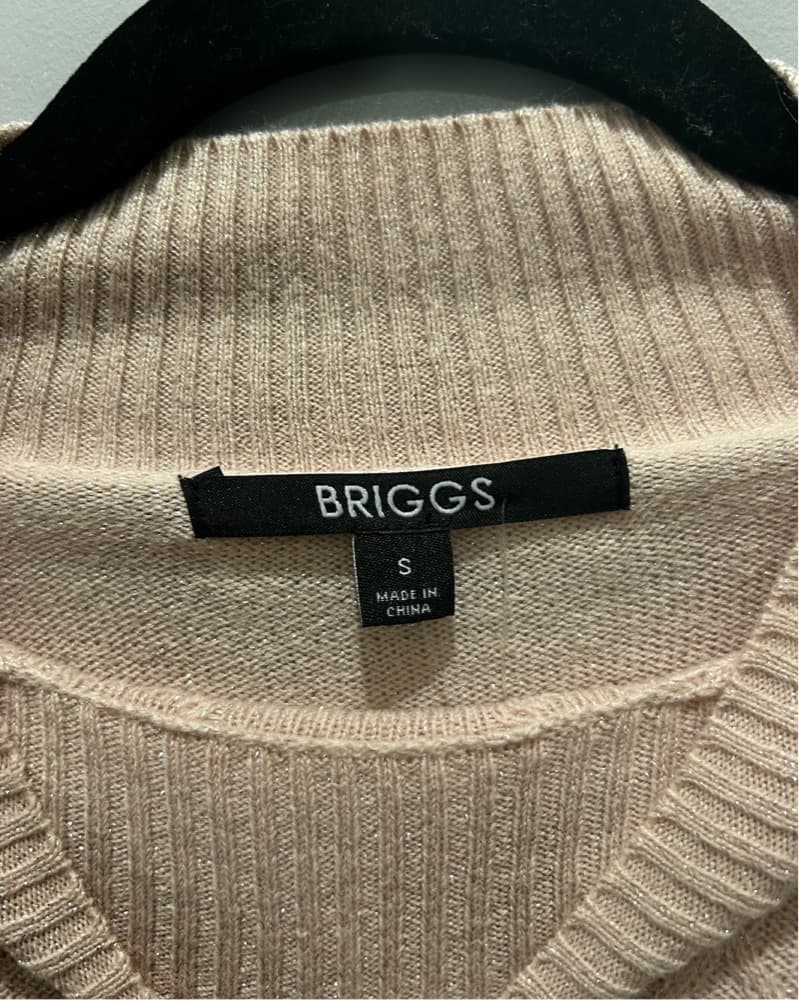 Brighs Light Pink Ribbed Sweater Dress - Image 2