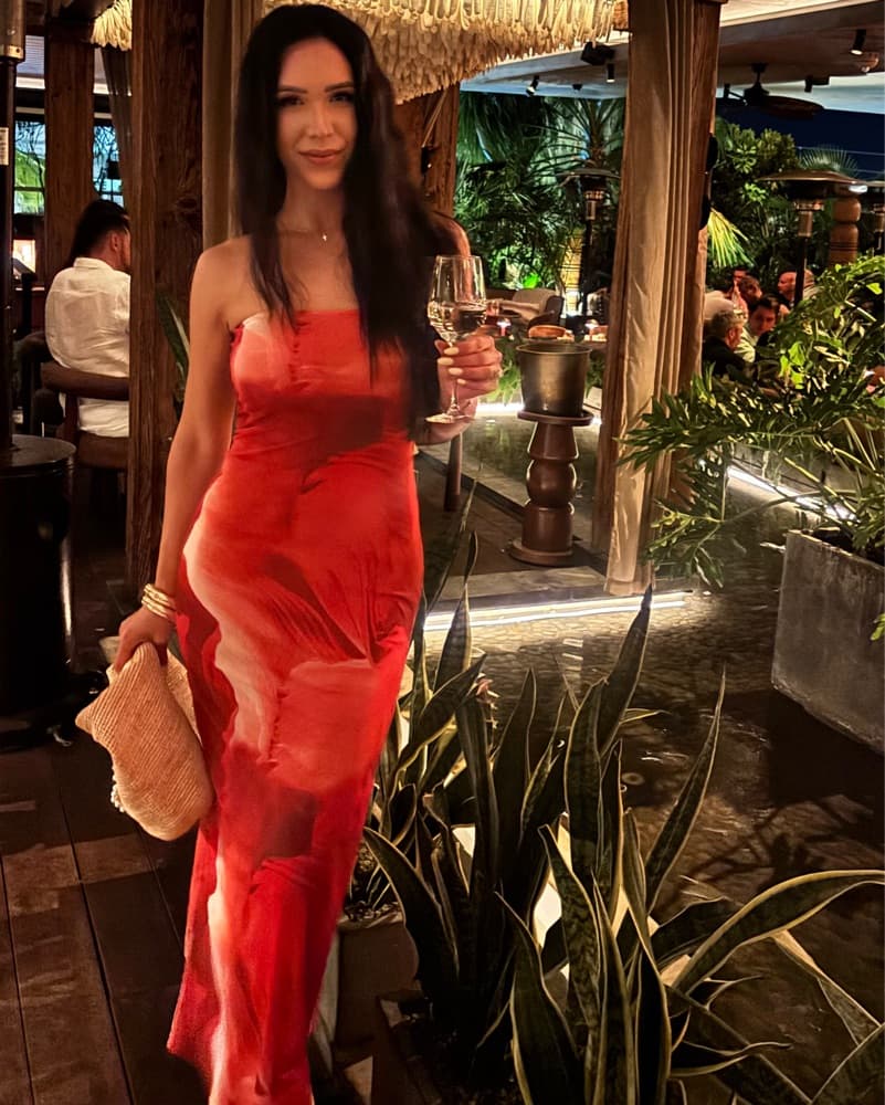 Jamila Maxi Dress In Red Multi - Image 4