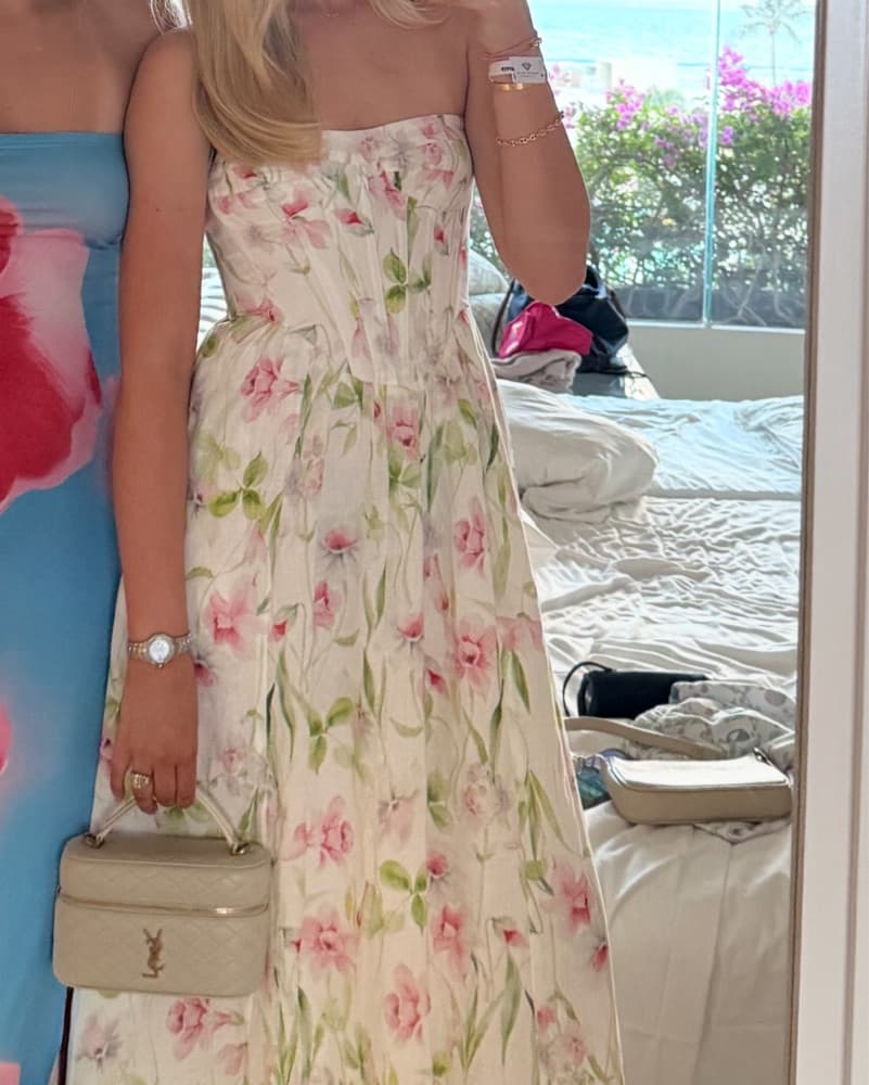 floral midi dress - Image 2
