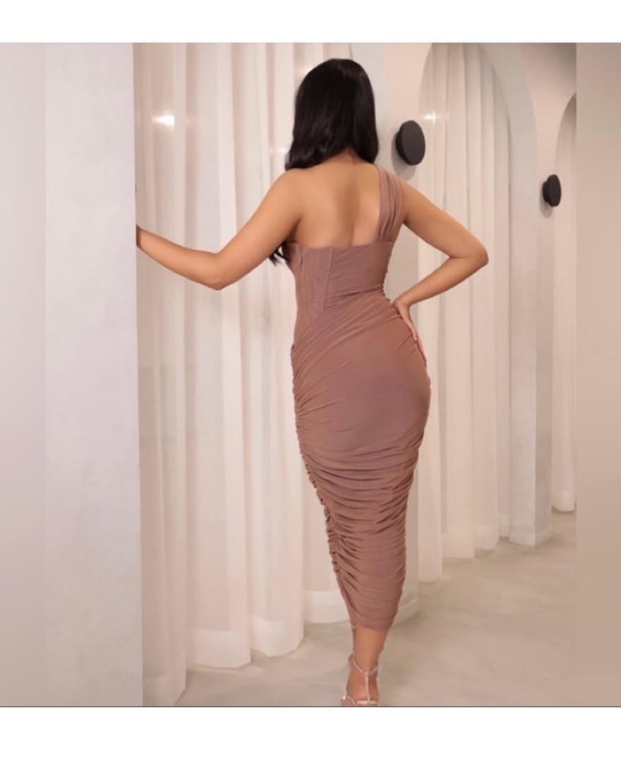 House Of CB Brown Dress - Image 5