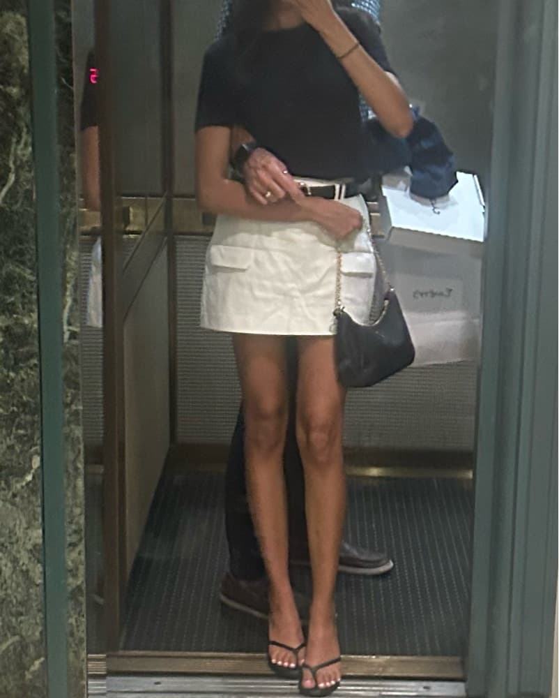 Dissh Brooklyn White Skort - Image 5
