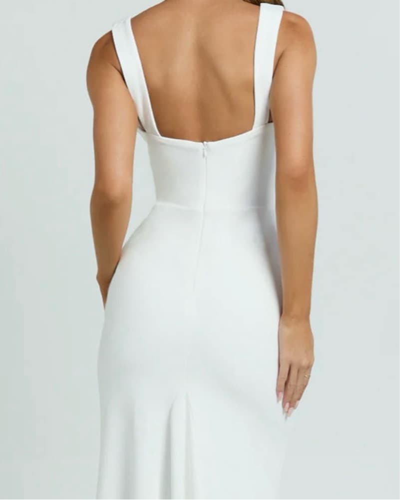 Tabitha Maxi Dress - Cowl Neck High Split - Image 1