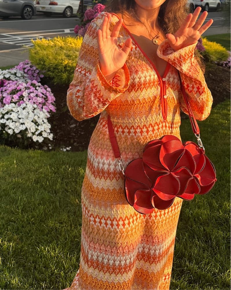 Orange Missoni Dupe Dress - Image 3