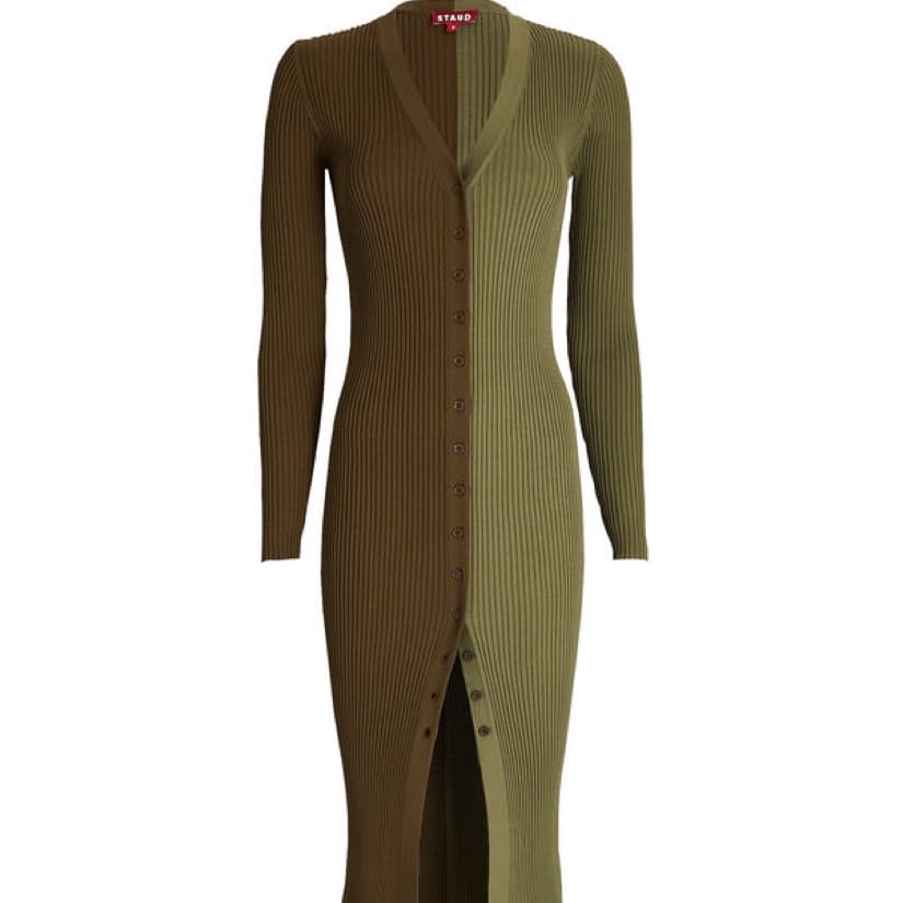 STAUD Shoko Colorblock Sweater Dress - Image 2
