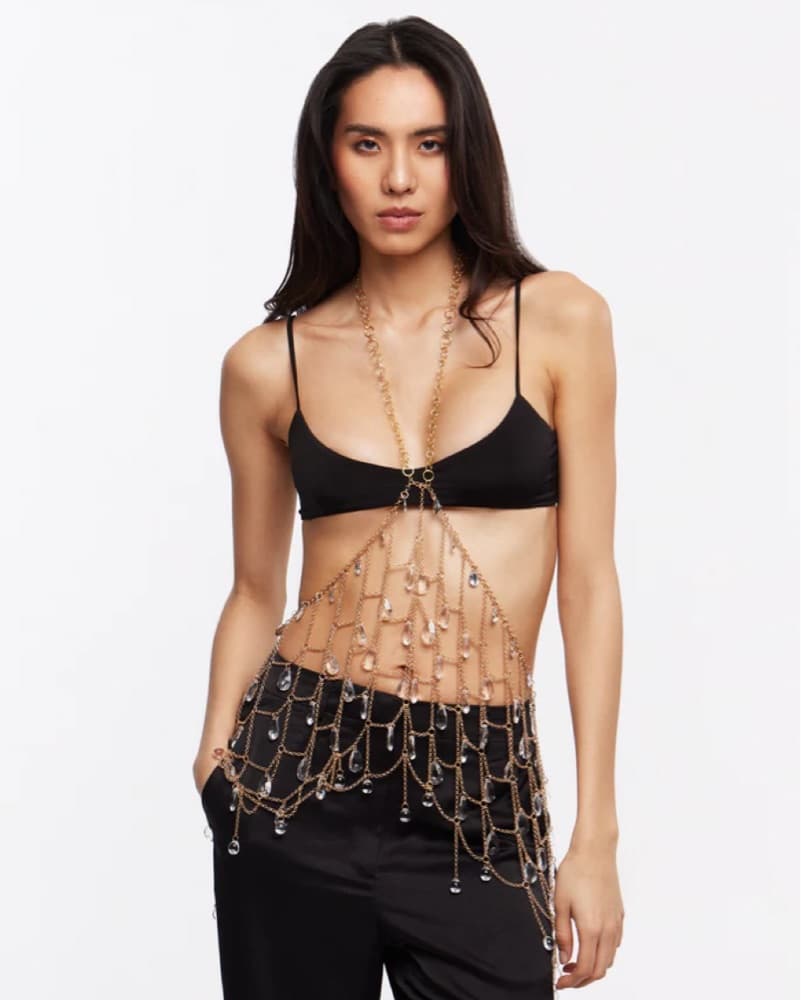 Elegant Crystalline Bodychain  - Image 2