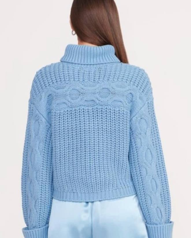 Light Blue Staud Sweater  - Image 2