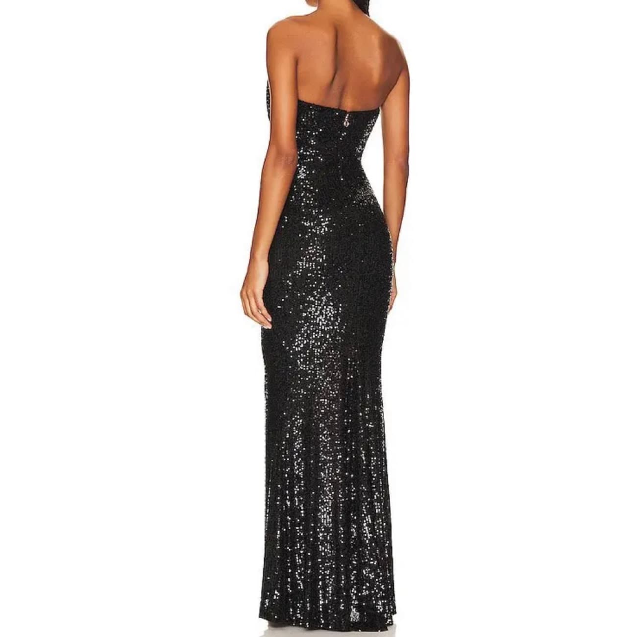 Nookie Black Sequin Gown - Image 2