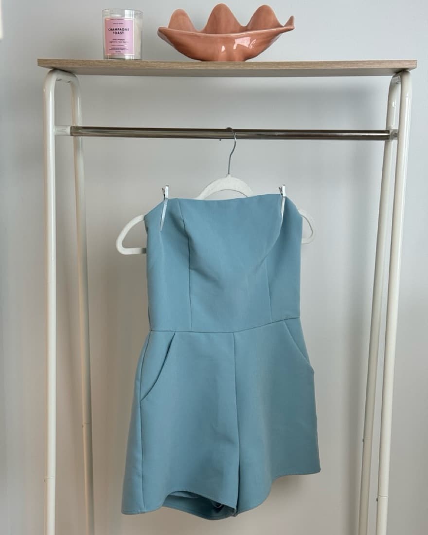 Lucy in the Sky Powder Blue Rompert - Image 4