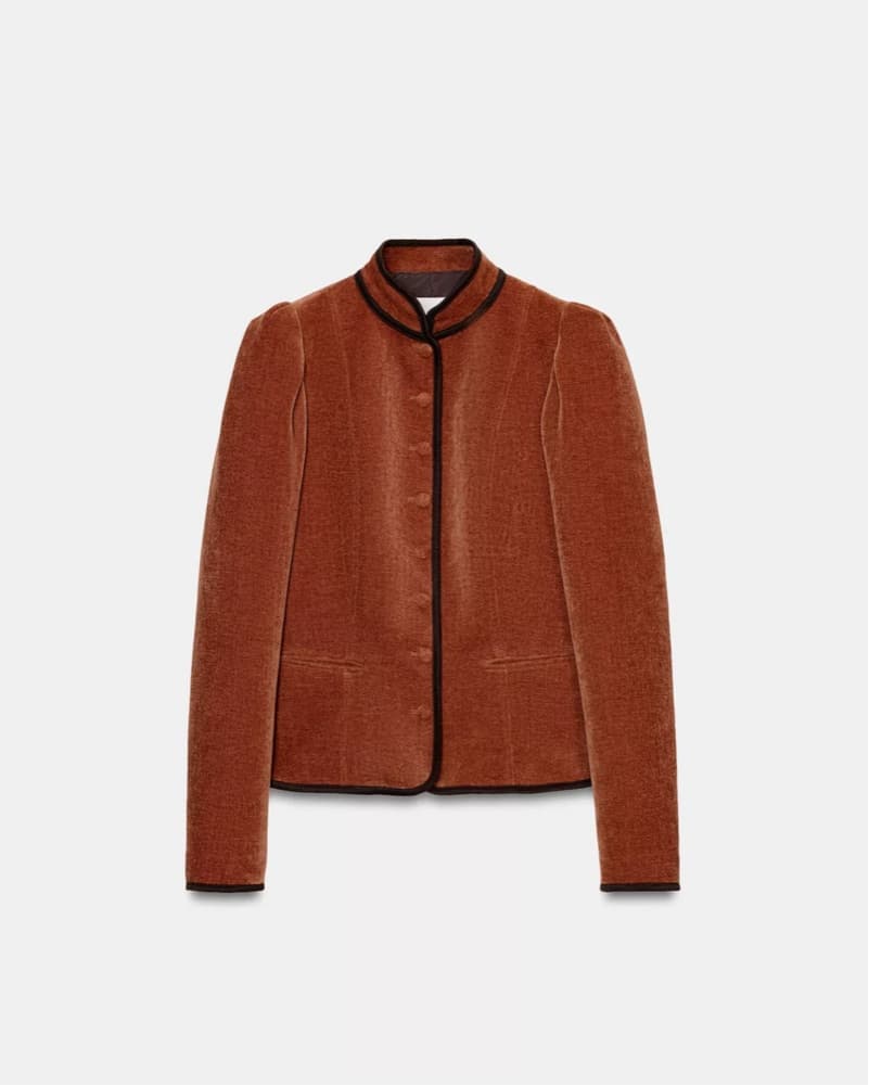 Contrasting Trim Blazer - Image 1