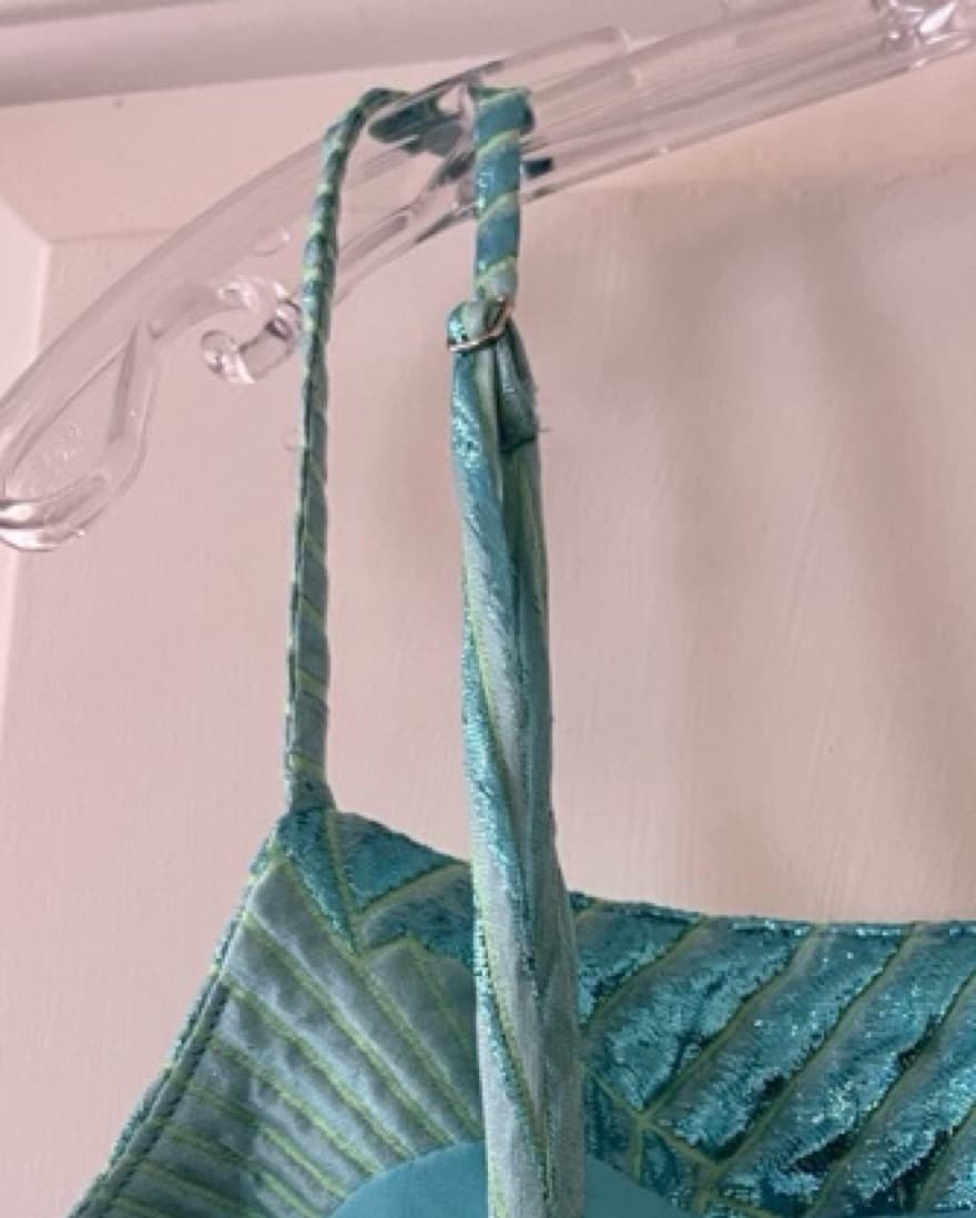 The Bar Metallic Print Dress - Image 5