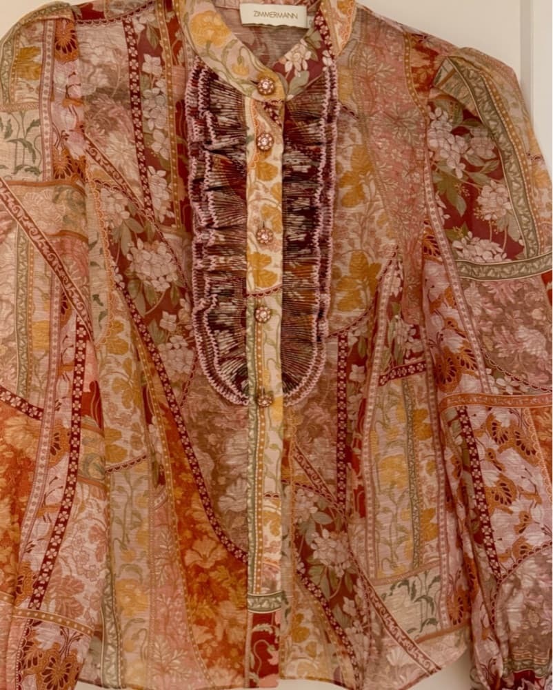 Zimmermann Kaleidoscope Linen Blouse - Image 4