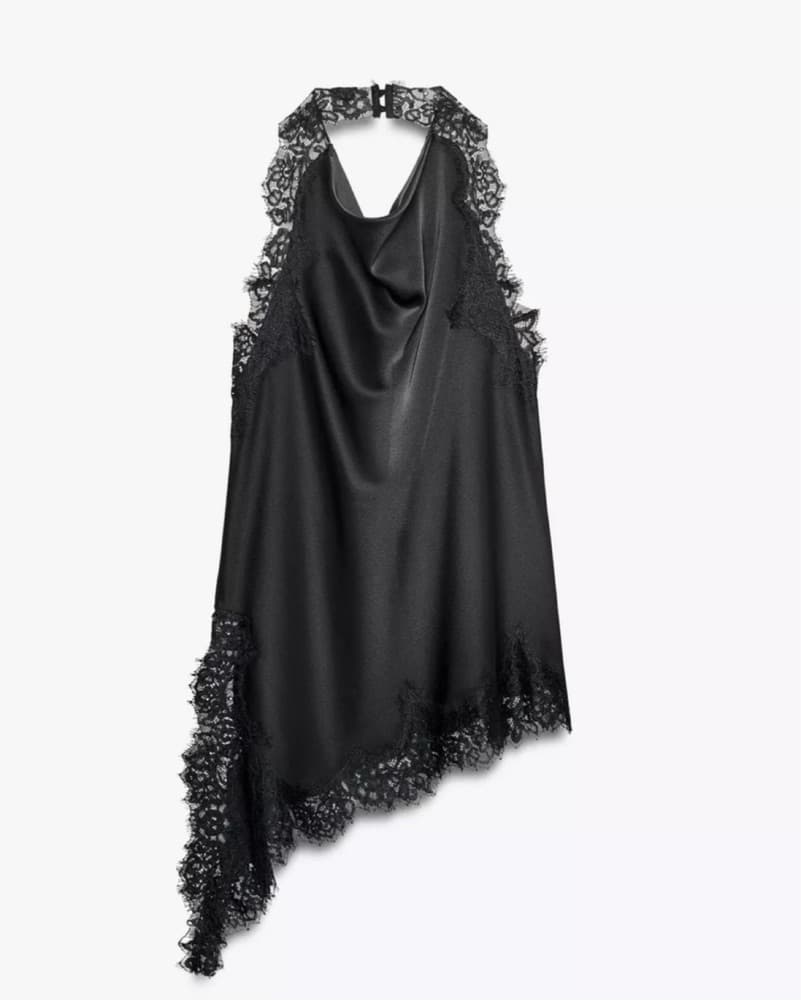 Black Halter Top - Image 1