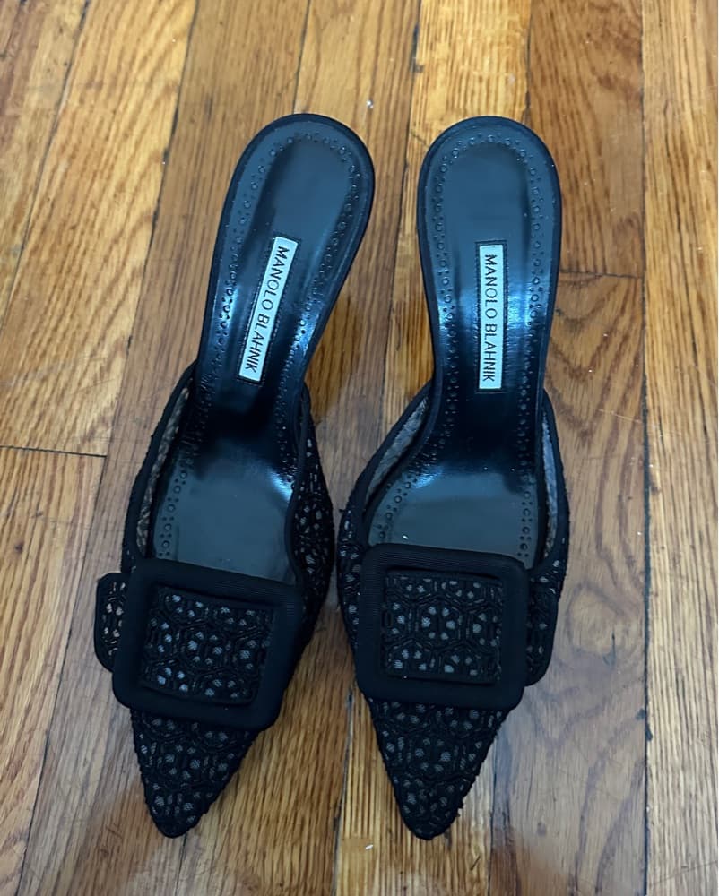 Manolo Lace Mule - Image 2