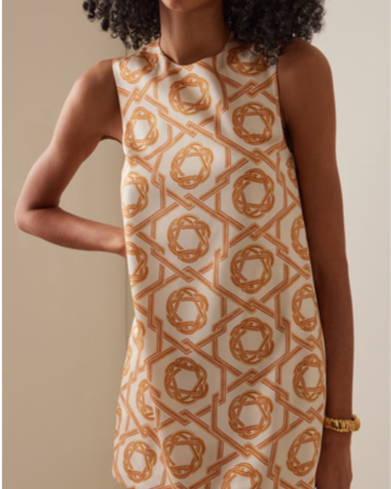 Alexis Anicka Printed Crepe Mini Dress - Image 3