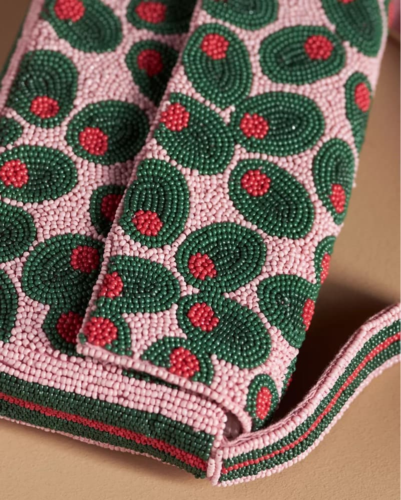 Olive Beaded Bag - Image 2