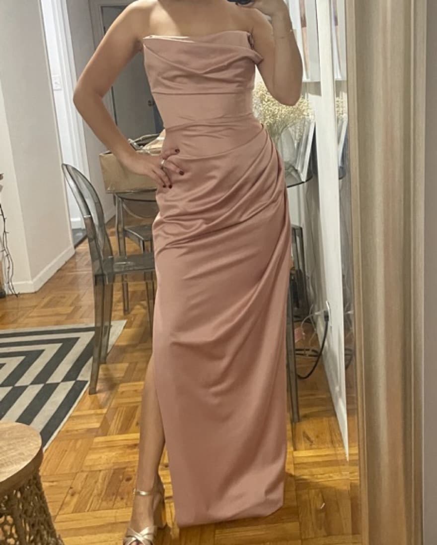 House of CB Blush Adrienne Gown - Image 2