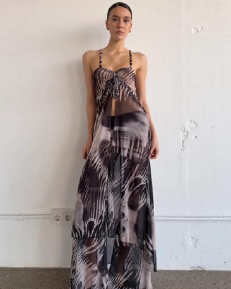 Night Mesh Maxi Top - Image 5