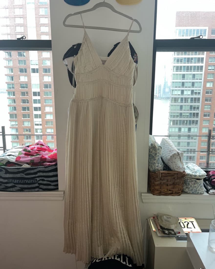 Long Off White Dress - Image 2