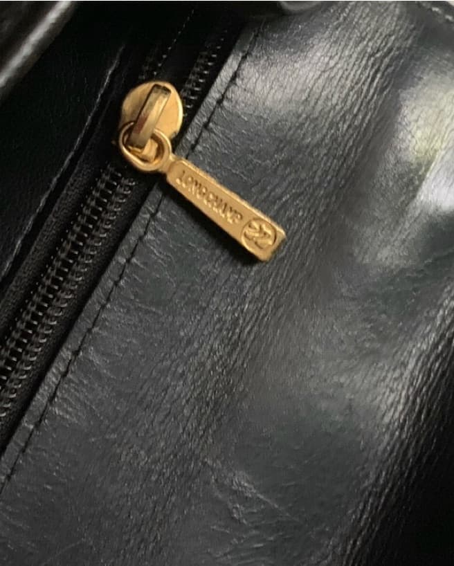 vintage LONGCHAMP top handle bag - Image 5