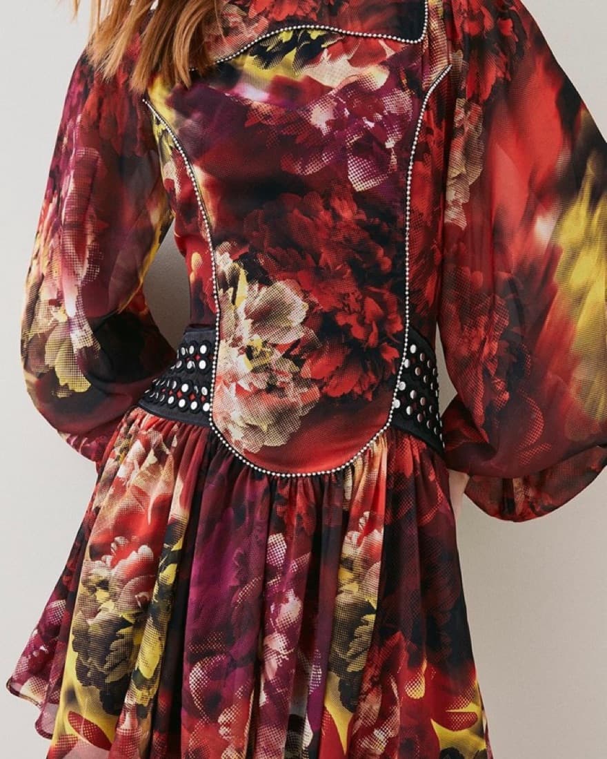 Karen Millen Floral Dress  - Image 2