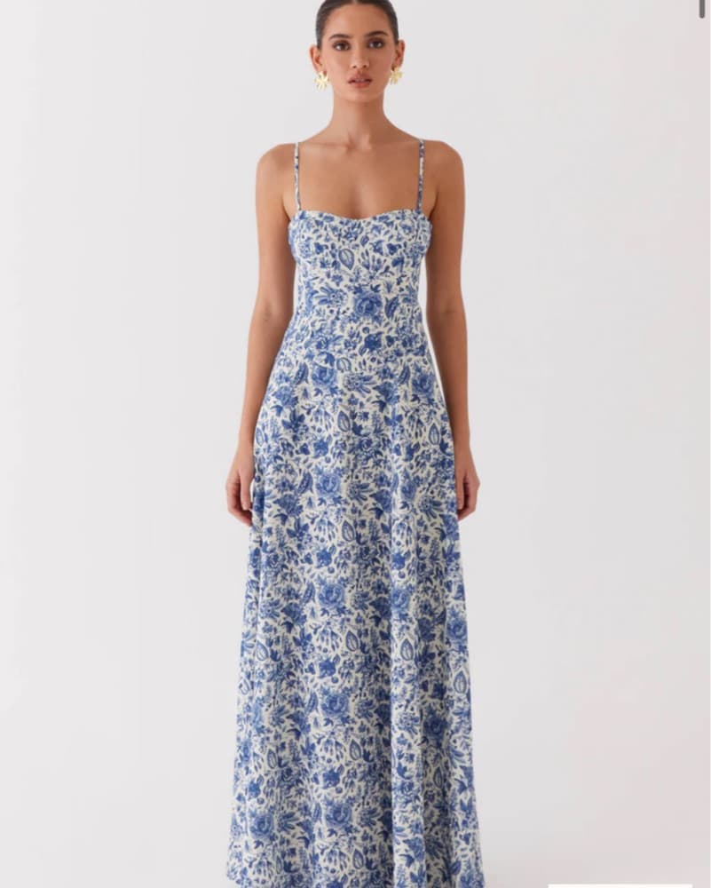 Linen Maxi Dress - Image 2