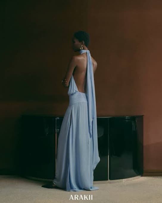 🩵THE VIRAL🩵ARAKII DEEP BACK HALTER DRE - Image 4