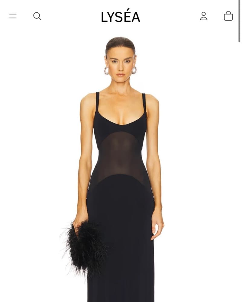 Long Black Dress - Image 5
