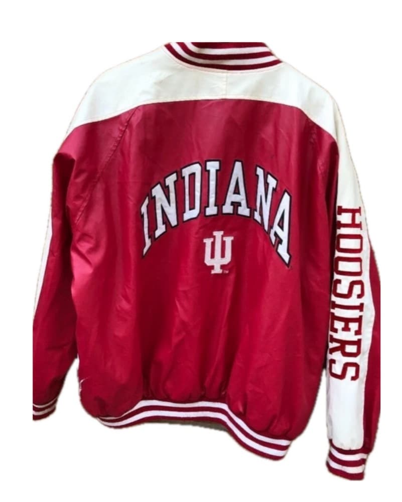 Indiana Red & White Vintage Jacket - Image 1