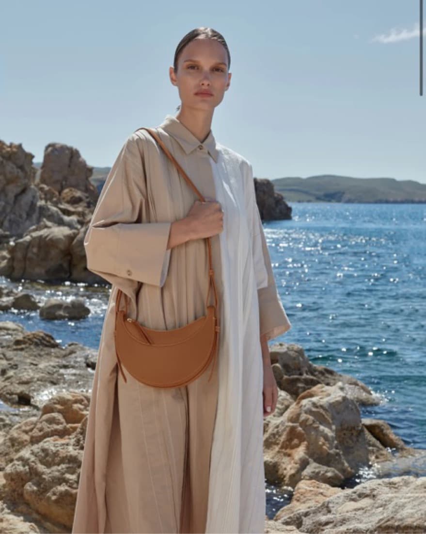 Polene Brown Shoulder Bag - Image 2